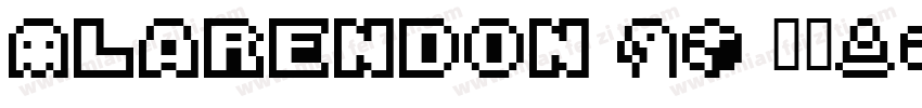 Clarendon BT 粗体(TrueType)(mfgpctt v字体转换
